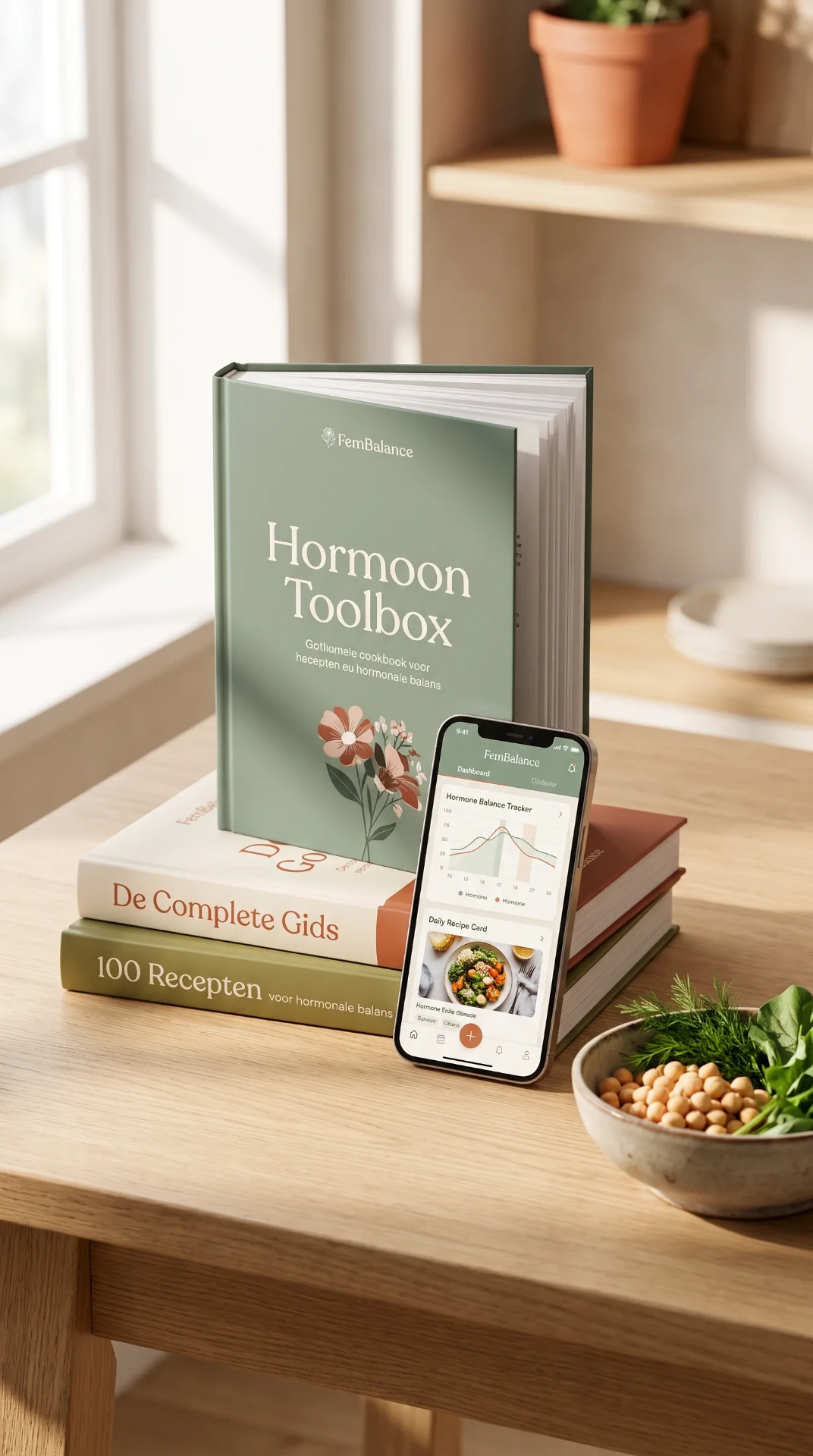 De drie MenoCircle e-books en de MenoCircle app